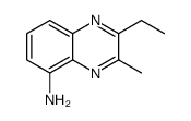 5-Quinoxalinamine,2-ethyl-3-methyl-(9CI)结构式