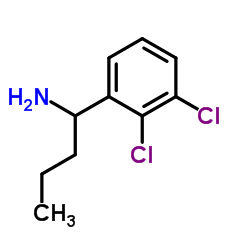 1-(2,3-Dichlorophenyl)-1-butanamine结构式