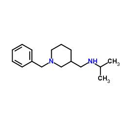 N-[(1-Benzyl-3-piperidinyl)methyl]-2-propanamine结构式