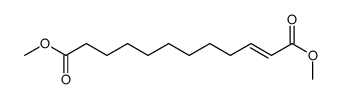 dimethyl dodec-2-enedioate Structure