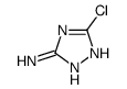 3-chloro-1H-1,2,4-triazol-5-amine(SALTDATA: FREE) structure