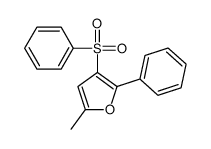 3-(benzenesulfonyl)-5-methyl-2-phenylfuran结构式