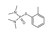 S-(2-methylphenyl) N,N,N',N'-tetramethylphosphorodiamidothioate结构式