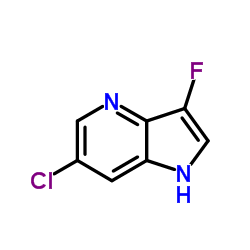 6-Chloro-3-fluoro-1H-pyrrolo[3,2-b]pyridine Structure