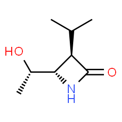 2-Azetidinone,4-(1-hydroxyethyl)-3-(1-methylethyl)-,[3R-[3alpha,4bta(S*)]]-(9CI)结构式