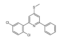 2-(2,5-dichlorophenyl)-4-methylsulfanyl-6-phenylpyridine Structure