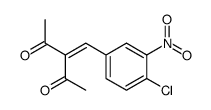 3-[(4-chloro-3-nitrophenyl)methylidene]pentane-2,4-dione结构式