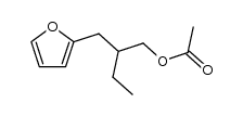 1-acetoxy-2-furfuryl-butane Structure