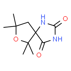 6,6,8,8-Tetramethyl-7-oxa-1,3-diazaspiro[4.4]nonane-2,4-dione Structure