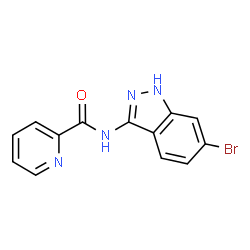 N-(6-bromo-1H-indazol-3-yl)pyridine-2-carboxamide Structure