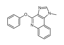 1-methyl-4-phenoxyimidazo[4,5-c]quinoline结构式