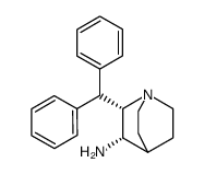 (-)-(2S,3S)-cis-2-(diphenylmethyl)-1-azabicyclo[2.2.2]octane-3-amine Structure