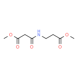 N-(3-methoxy-dioxopropyl)-methylester-beta-alanin结构式