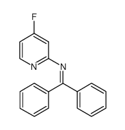 N-(Diphenylmethylene)-4-Fluoropyridin-2-Amine结构式