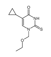 5-cyclopropyl-1-(ethoxymethyl)-2-thioxo-2,3-dihydropyrimidin-4(1H)-one Structure