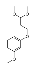 1-(3,3-dimethoxypropoxy)-3-methoxybenzene结构式