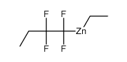 ethyl 1,1,2,2-tetrafluorobutylzinc Structure