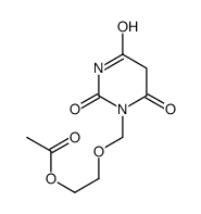 2-[(2,4,6-trioxo-1,3-diazinan-1-yl)methoxy]ethyl acetate结构式