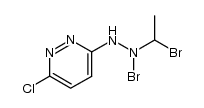 3-(2,3-dibromo-2-ethylidenehydrazino)-6-chloropyridazine Structure