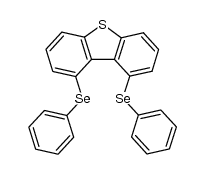 1,9-Bis(phenylseleno)dibenzothiophene结构式