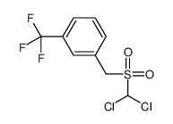 Dichloromethyl m-(trifluoromethyl)benzyl sulfone structure
