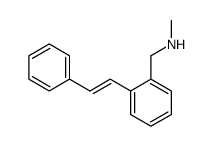 trans-2-((N-methylamino)methyl)stilbene结构式