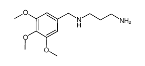 N1-(3,4,5-trimethoxybenzyl)propane-1,3-diamine结构式