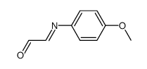 2-((4-methoxyphenyl)imino)acetaldehyde结构式