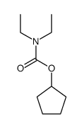 Carbamic acid, diethyl-, cyclopentyl ester (8CI) Structure