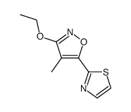 Isoxazole, 3-ethoxy-4-methyl-5-(2-thiazolyl)- (9CI)结构式