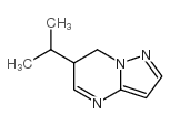 Pyrazolo[1,5-a]pyrimidine, 6,7-dihydro-6-(1-methylethyl)- (9CI) structure