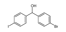 (4-bromophenyl)-(4-iodophenyl)methanol结构式