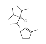 2-methyl-1-triisopropylsilyl(oxy)-cyclopent-1-ene Structure