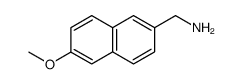 (6-methoxynaphthalen-2-yl)methanamine structure