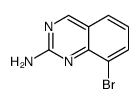 2-氨基-8-溴喹唑啉结构式