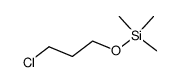 (3-chloropropoxy)trimethylsilane结构式