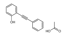 acetic acid,2-(2-phenylethynyl)phenol结构式