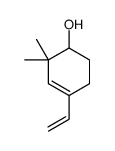 4-ethenyl-2,2-dimethylcyclohex-3-en-1-ol结构式