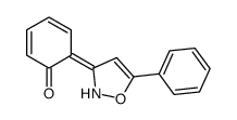 6-(5-phenyl-1,2-oxazol-3-ylidene)cyclohexa-2,4-dien-1-one Structure