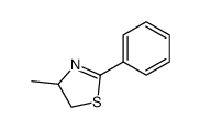 4-methyl-2-phenylthiazoline结构式