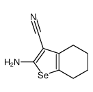 2-amino-4,5,6,7-tetrahydro-1-benzoselenophene-3-carbonitrile Structure