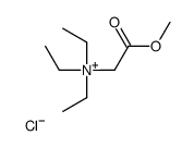 ALPHA-TRIETHYLAMINOMETHYL ACETATE CHLORIDE Structure