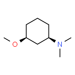 Cyclohexanamine, 3-methoxy-N,N-dimethyl-, (1R,3S)-rel- (9CI) Structure