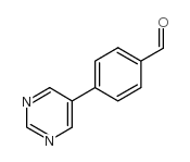 4-(5-嘧啶基)苯甲醛结构式