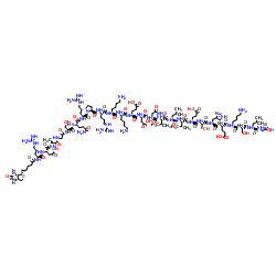 Biotinyl-pTH (44-68) (human) trifluoroacetate salt结构式