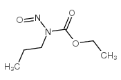 Carbamic acid,N-nitroso-N-propyl-, ethyl ester Structure