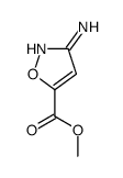 3-氨基异噁唑-5-羧酸甲酯结构式