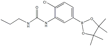 4-氯-3-(丙基脲基)苯硼酸频哪醇酯图片