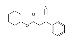 β-Cyan-β-phenyl-propionsaeure-cyclohexylester结构式