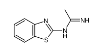Ethanimidamide, N-2-benzothiazolyl- (9CI)结构式